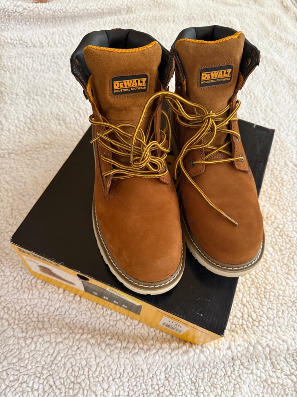 Men’s Dewalt Brown Work Boots – Durable Industrial Footwear